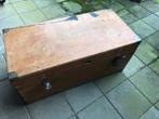 Vintage houten reiskist, Ophalen, Minder dan 50 cm, Gebruikt, 50 tot 100 cm