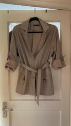 Leather look jasje trenchcoat erg mooi, Maat 38/40 (M), Beige, Ophalen of Verzenden, Zo goed als nieuw