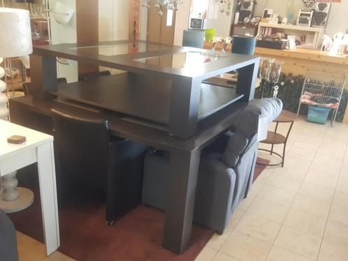 Mooie Grote Zwarte Tafel Set. (Eetkamer en Salontafel), Huis en Inrichting, Complete inboedels, Ophalen