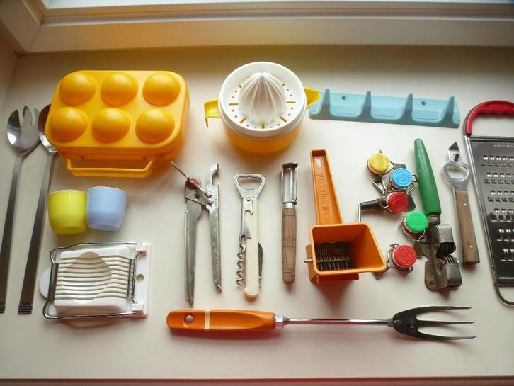 RETRO KEUKENMATERIAAL, Huis en Inrichting, Keuken | Potten en Pannen, Gebruikt, Overige typen, Overige materialen, Verzenden