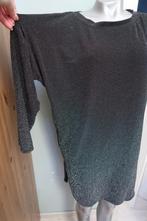 zilver zwart glitter tuniek of jurkje past tm maat 42 met za, Zwart, Maat 42/44 (L), Ophalen of Verzenden, Zo goed als nieuw