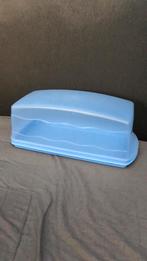 Cakedoos trendy blauw tupperware, Ophalen of Verzenden, Zo goed als nieuw