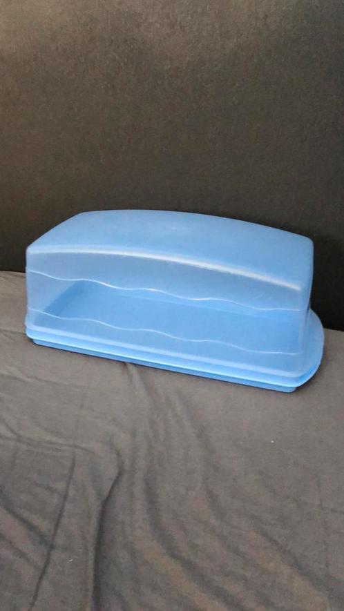 Cakedoos trendy blauw tupperware, Huis en Inrichting, Keuken | Tupperware, Zo goed als nieuw, Ophalen of Verzenden