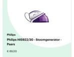 PHILIPS Stoomgenerator HI5922/30 (zgan), Witgoed en Apparatuur, Strijkijzers en Strijkplanken, Ophalen of Verzenden, Zo goed als nieuw