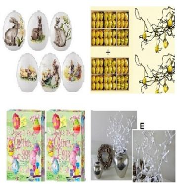 Paaseieren; decoratieve Paasdecoratie beschikbaar voor biedingen
