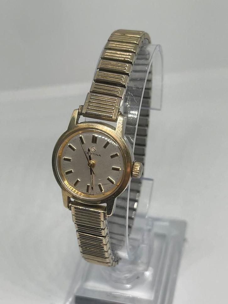 Verguld Certina dameshorloge in goed staat, Sieraden, Tassen en Uiterlijk, Horloges | Dames, Zo goed als nieuw, Overige merken