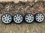 Worsten velgen met winterbanden Mini Cooper 4X100, Auto-onderdelen, Banden en Velgen, Ophalen, Banden en Velgen, 17 inch, Winterbanden