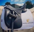 Bates Isabell Werth in dubbel leer dressuur zadel 17,5 inch, Ophalen of Verzenden, Dressuur