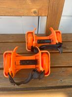 Flashing rollers schoenwieltjes oranje | buitenspeelgoed, Ophalen of Verzenden, Verstelbaar, Gebruikt, Kinderen
