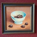 Stilleven Tj.Drenth  kastanjes, Antiek en Kunst, Kunst | Schilderijen | Klassiek, Ophalen of Verzenden