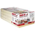 Multi Fit Pir isolatie 9 cm dik twee zijden aluminium, Doe-het-zelf en Verbouw, Isolatie en Afdichting, Ophalen, Zo goed als nieuw