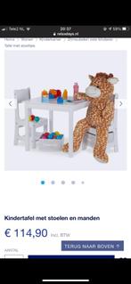 KOOPJE Nieuw kindertafel set gratis verzenden, Verzenden, Nieuw, Tafel(s) en Stoel(en)
