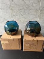pols potten windlichtjes bijenkorf blauw olie, Overige materialen, Nieuw, Minder dan 25 cm, Verzenden
