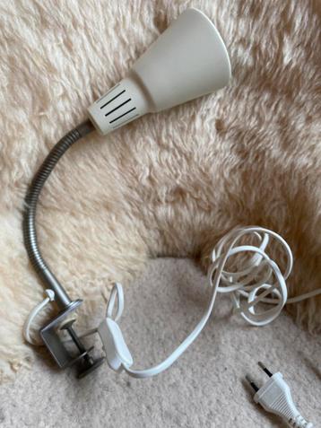 Vintage Ikea Kvart crème kleurige klemlamp beschikbaar voor biedingen