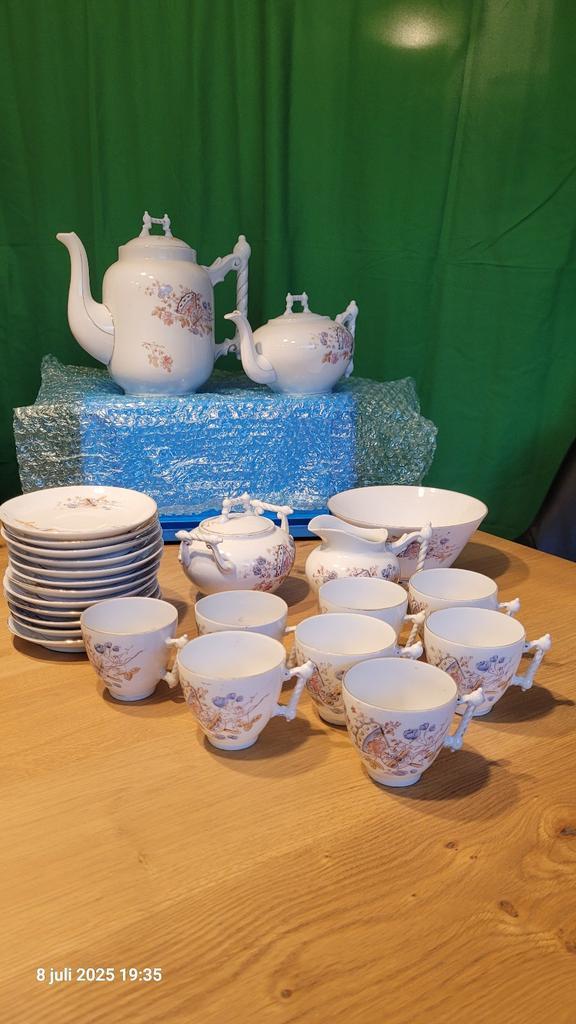 Porceleinen servies Decor 322 Mosa fabriek, Antiek en Kunst, Antiek | Servies compleet, Ophalen of Verzenden