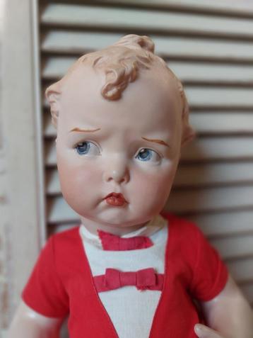 Reproductie antieke pop, gebruder heubach grumpy beschikbaar voor biedingen
