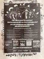 Paginagrote A3 advertentie NORMAAL Veldtocht 1981 Springleav, Cd's en Dvd's, Ophalen of Verzenden