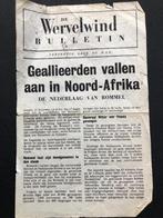 Bulletin de Wervelwind / verspreid door de RAF, Verzamelen, Militaria | Tweede Wereldoorlog, Ophalen of Verzenden, Overige soorten