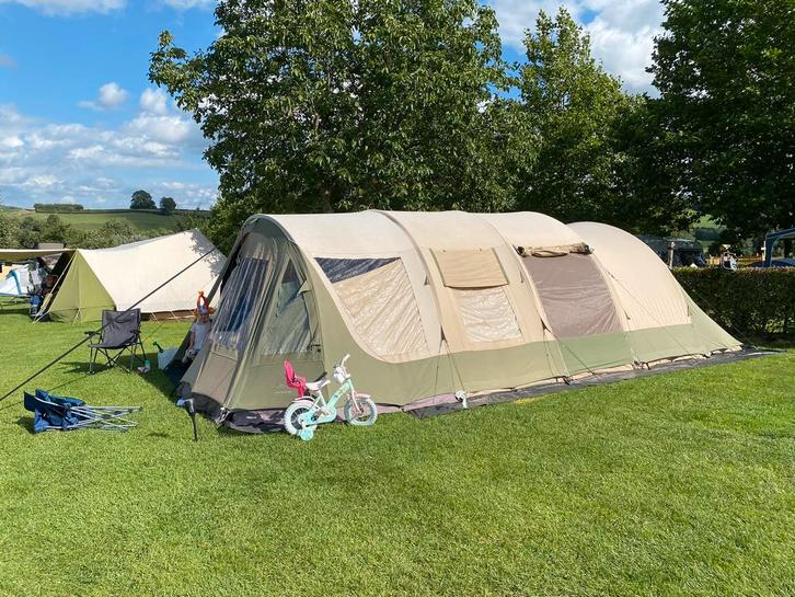 6 persoons tent (Bardani Casa Grande 460), Caravans en Kamperen, Tenten, tot en met 6, Gebruikt, Ophalen