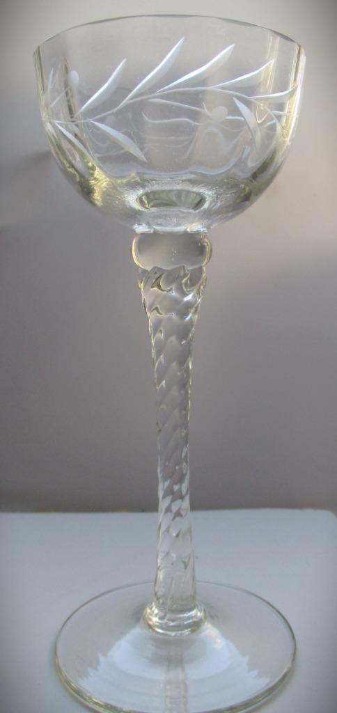 Antiek Murano geslepen likeurglas voet~Gaaf~Kristal, Antiek en Kunst, Antiek | Glas en Kristal, Ophalen of Verzenden