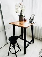 Make-Up / Bartafel met in hoogte verstelbare kruk, Ophalen of Verzenden, In hoogte verstelbaar, Zo goed als nieuw