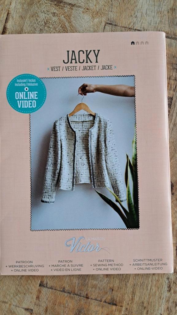 Jacky vest patroon la maison Victor mt 34 t/m 48, Hobby en Vrije tijd, Kledingpatronen, Nieuw, Overige typen, Vrouw, Overige merken