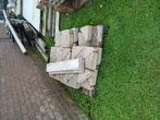 bisschopsmutsen, Ophalen, Gebruikt, Beton, Terrastegels