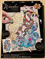 Houten Puzzel Eenhoorn - 129 Stukjes - Sint tip, Nieuw, Van hout, 6 jaar of ouder, Meer dan 50 stukjes