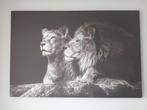 Leeuwen schilderij 150cmx100cm, Ophalen of Verzenden, Zo goed als nieuw