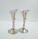 2 Godinger verzilverde knopvaasjes jaren 90 - AJ.HEN.O1M, Overige materialen, Gebruikt, Overige kleuren, Verzenden