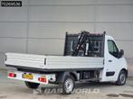 Renault Master 110PK Open Laadbak met Hiab T-CLX 009 Kraan A, Auto's, Gebruikt, Euro 6, 4 cilinders, Renault