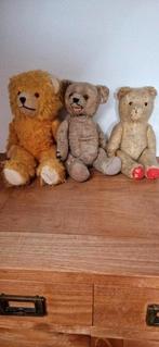 3 oude beren, Verzamelen, Beren en Cherished Teddies, Ophalen of Verzenden, Zo goed als nieuw, Stoffen beer, Overige merken