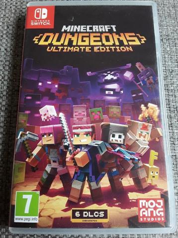 Nintendo Switch Game Minecraft Dungeons Ultimate Edition  beschikbaar voor biedingen