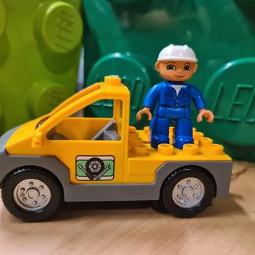 Lego Duplo Monteur met gele monteursWagen - ZGAN beschikbaar voor biedingen