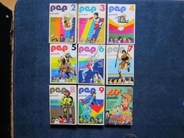 Pep parade stripboeken (9 stuks)