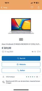 Asus vivobook 15,6 geseald NIEUW, Ophalen of Verzenden, Zo goed als nieuw, 15 inch