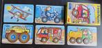 Haba - 5 eerste puzzels met draai-effect -Voertuigen, Ophalen of Verzenden, Minder dan 10 stukjes, Zo goed als nieuw, 2 tot 4 jaar