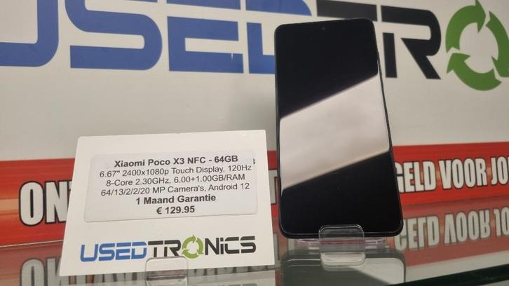 UsedTronics | Xiaomi Poco X3 NFC | 64GB Opslag, Telecommunicatie, Mobiele telefoons | Overige merken, Gebruikt, Zonder abonnement