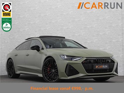 Audi RS7 Dynamic+ 300kmh | Keramisch | 22" ABT (9200,=) | B&, Auto's, Audi, Bedrijf, Te koop, RS7, 360° camera, 4x4, Adaptive Cruise Control