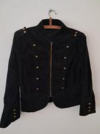Zwart fluweel jasje, Kleding | Dames, Ophalen of Verzenden, Zo goed als nieuw, Zwart