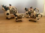 Charmante vierdelige aardewerk set (koe-thema), Huis en Inrichting, Keuken | Servies, Ophalen, Overige typen, Zo goed als nieuw