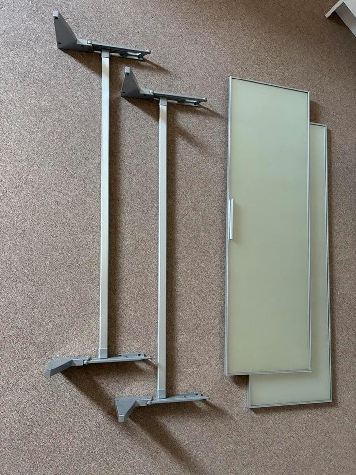 2 Scharnieren voor een klepkast, incl deur/klep, Doe-het-zelf en Verbouw, Hang- en Sluitwerk, Gebruikt, Scharnier, IJzer, Ophalen