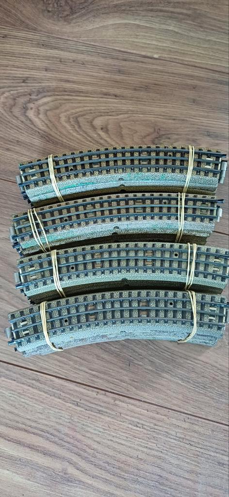 R1 = 760 mm Vintage Märklin M-rail, Hobby en Vrije tijd, Modeltreinen | H0, Gebruikt, Rails, Wisselstroom, Märklin, Ophalen of Verzenden