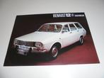 leaflet Renault 12 Stationcar, Verzenden, Zo goed als nieuw, Overige merken