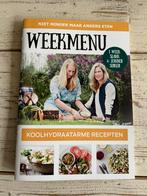 FOODSISTERS weekmenu koolhydraatarme recepten klein boekje, Boeken, Gezondheid, Dieet en Voeding, Ophalen of Verzenden, Gelezen