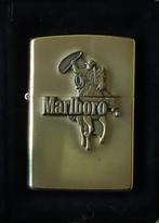 marlboro Zippo XV lighter Gold, volgnr 32, Verzamelen, Rookartikelen, Aanstekers en Luciferdoosjes, Ophalen of Verzenden, Aansteker