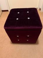 Opberg poef, Huis en Inrichting, Banken | Voetenbanken en Poefen, Ophalen, Minder dan 50 cm, Vierkant, Minder dan 50 cm