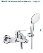 Grohe Eurosmart badmengkraan met handdouche, Ophalen, Zo goed als nieuw, Chroom, Bad