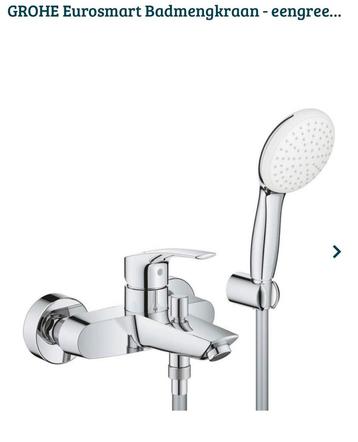 Grohe Eurosmart badmengkraan met handdouche beschikbaar voor biedingen