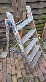 Oude houten schilderstrap, Doe-het-zelf en Verbouw, Ophalen, Gebruikt, Minder dan 2 meter
